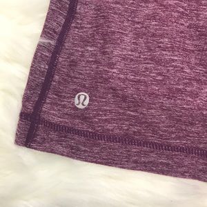 lululemon athletica Tops - Lululemon Ruffled Heathered Purple Dash Tank lululemon athletica Tops - Lululemon Ruffled Heathered Purple Dash Tank